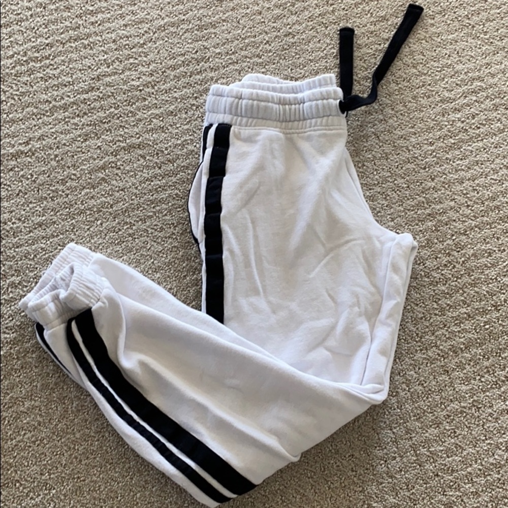 Cotton on black and white joggers